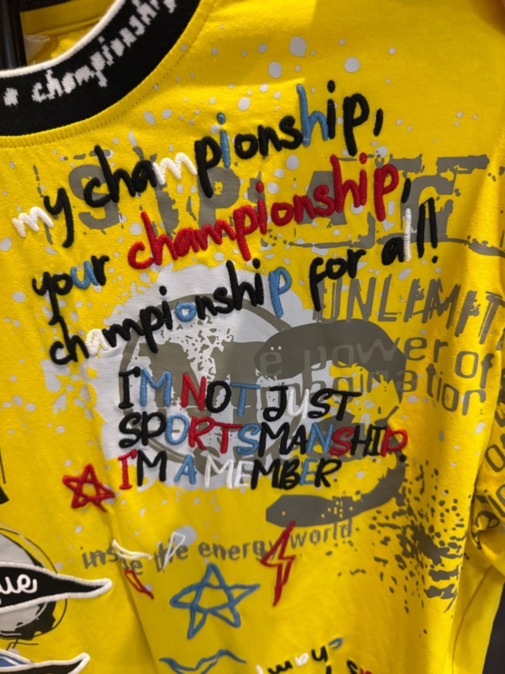 Yellow Graphic Short Sleeve Tee - Picture 4 of 5